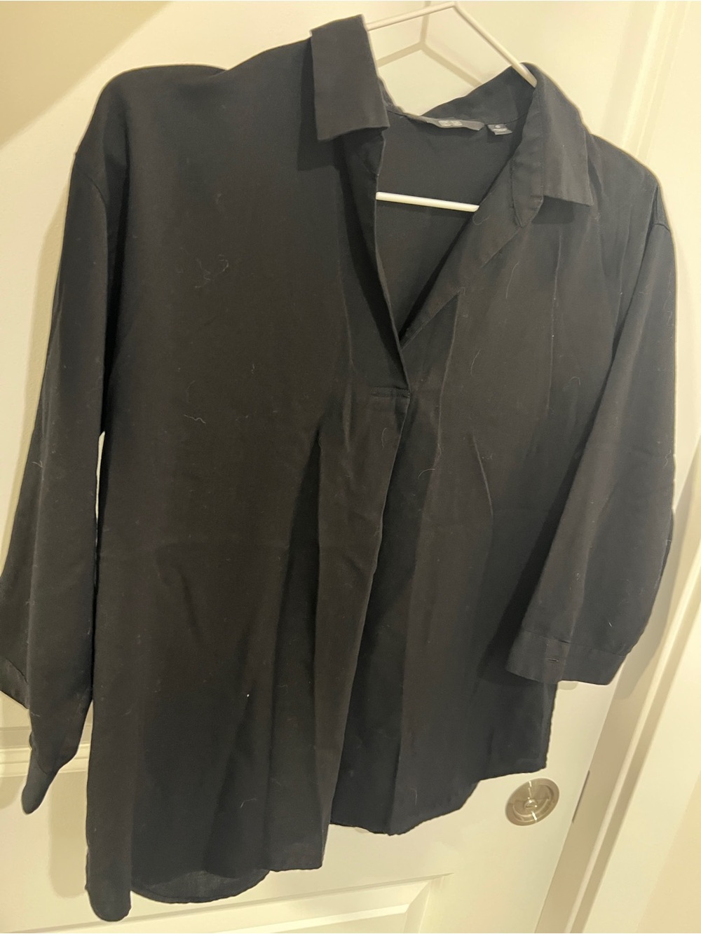 Uniqlo Black Women's Collared Shirt